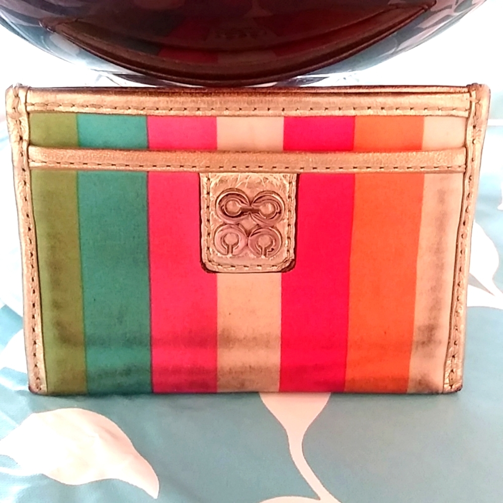 Coach credit card holder